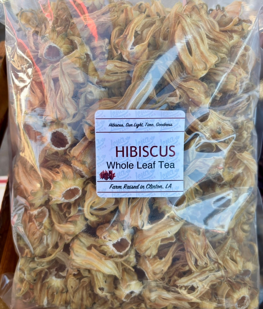 1/2 lb  white hibiscus